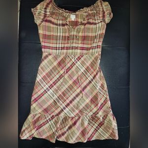 Converse Brand Plaid Dress